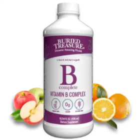 B Complete Liquid Supplement, High Potency B-Complex, Adrenal & Metabolism Support, 16 servings