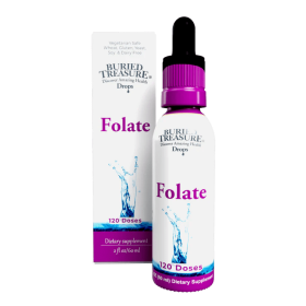 Folate Drops: Maintain healthy cell growth and promote metabolic health - 120 servings